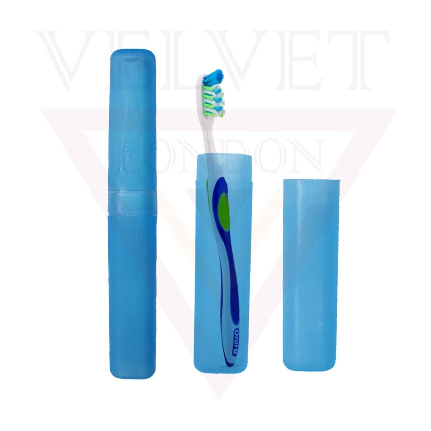 Portable Toothbrush Case Protective Case for Toothbrush Head for Travel 6pcs