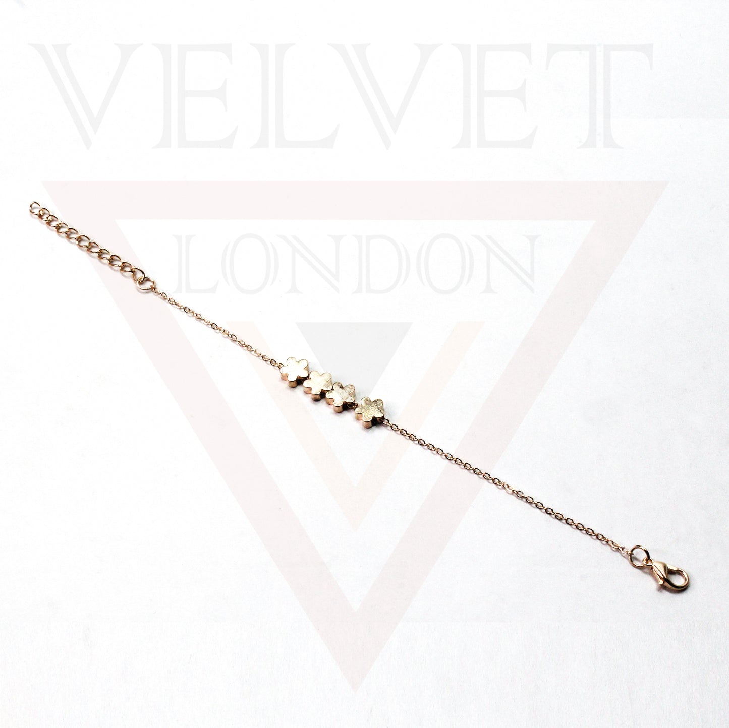 6X Ladies Charm Bracelet Wrist Chain Classic Anklet Golden Chain Bracelet Designer