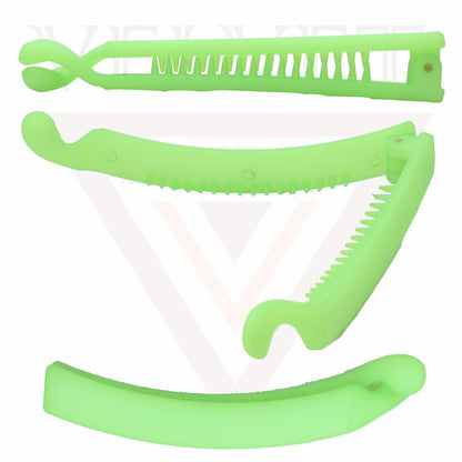 Women's Hairpin Long Banana Clip Catch Ponytail Fish Clip Hair Accessories Girls