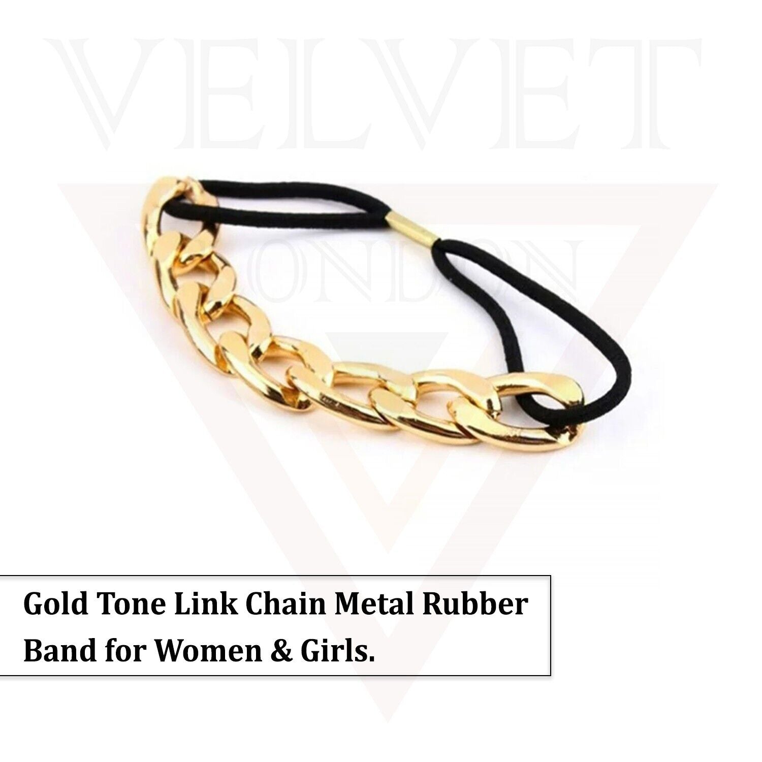 5x Designer Hairband Hair Band Ring Elastic HairTies Rope Thin Hairbands