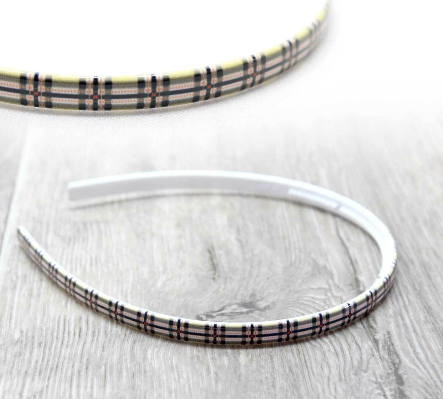 Chex Print Hair Bands Headbands Alice Hair Hoop Hair Women's Hair Accessories