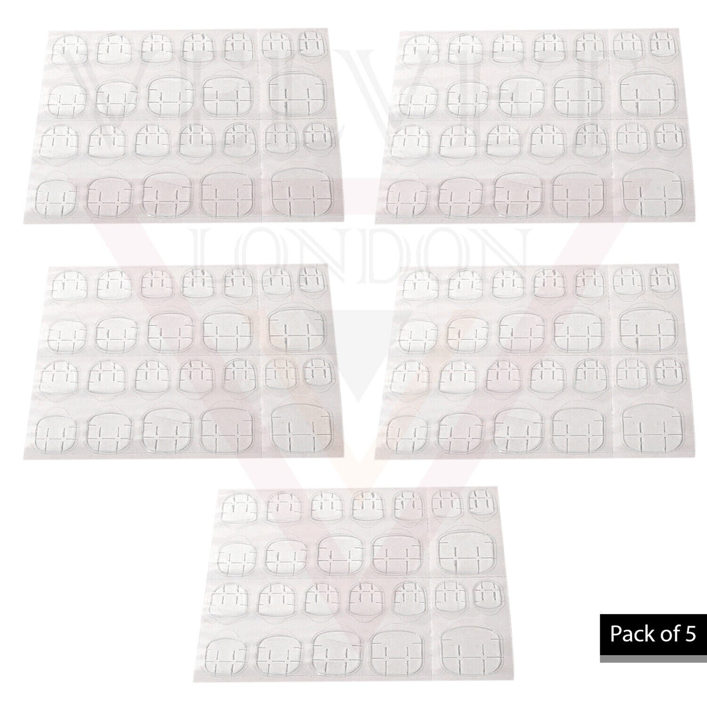 Adhesive Nail Tabs for Press On Nails Ultra Thin & Waterproof False Nail Sticky