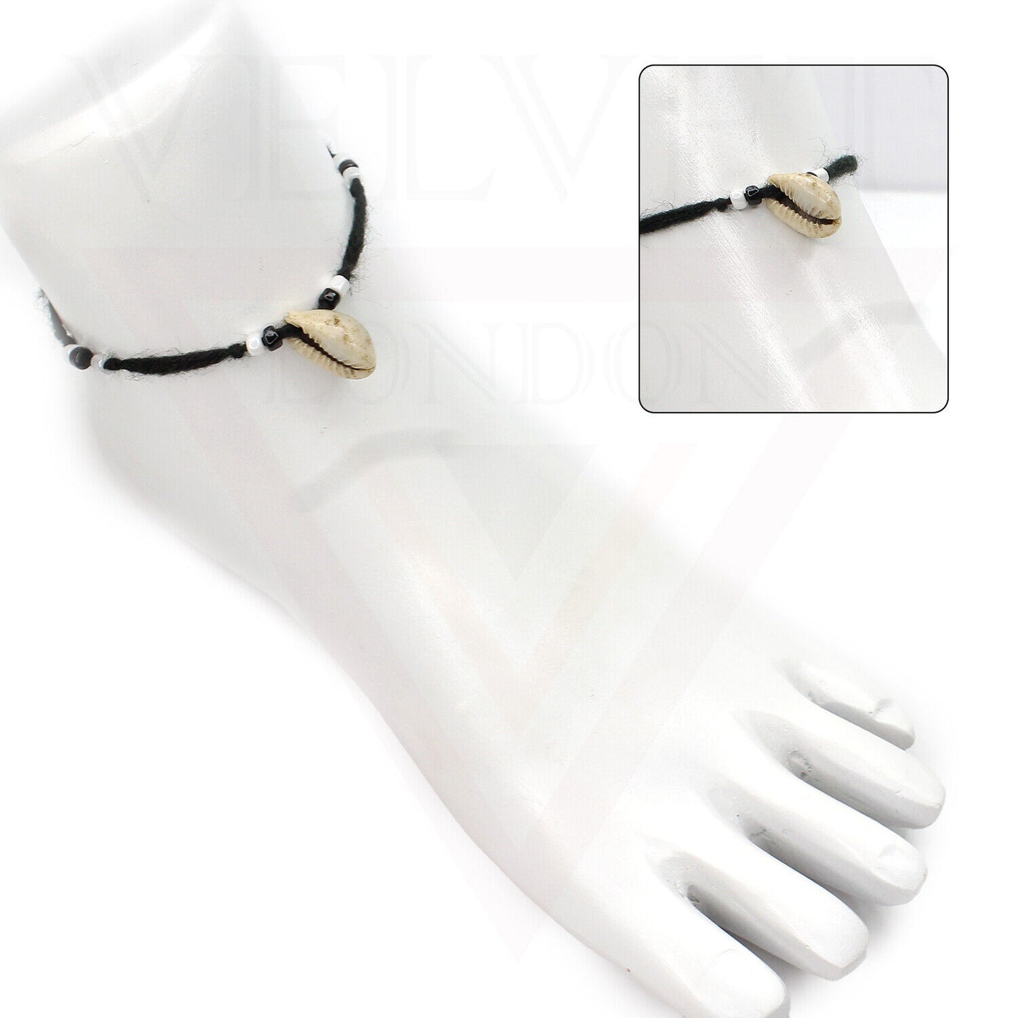 Shells Simple Anklet Beaded Bracelet Foot Chain Adjustable Boho Beach Anklets