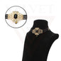 Necklace Earrings Set Crystal Pearl Choker Traditional Beads Girls Jewellery Set