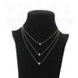 Trendy Golden Multi Layer Chain Necklace Oxidised Evil Eye Pendant Beachwear