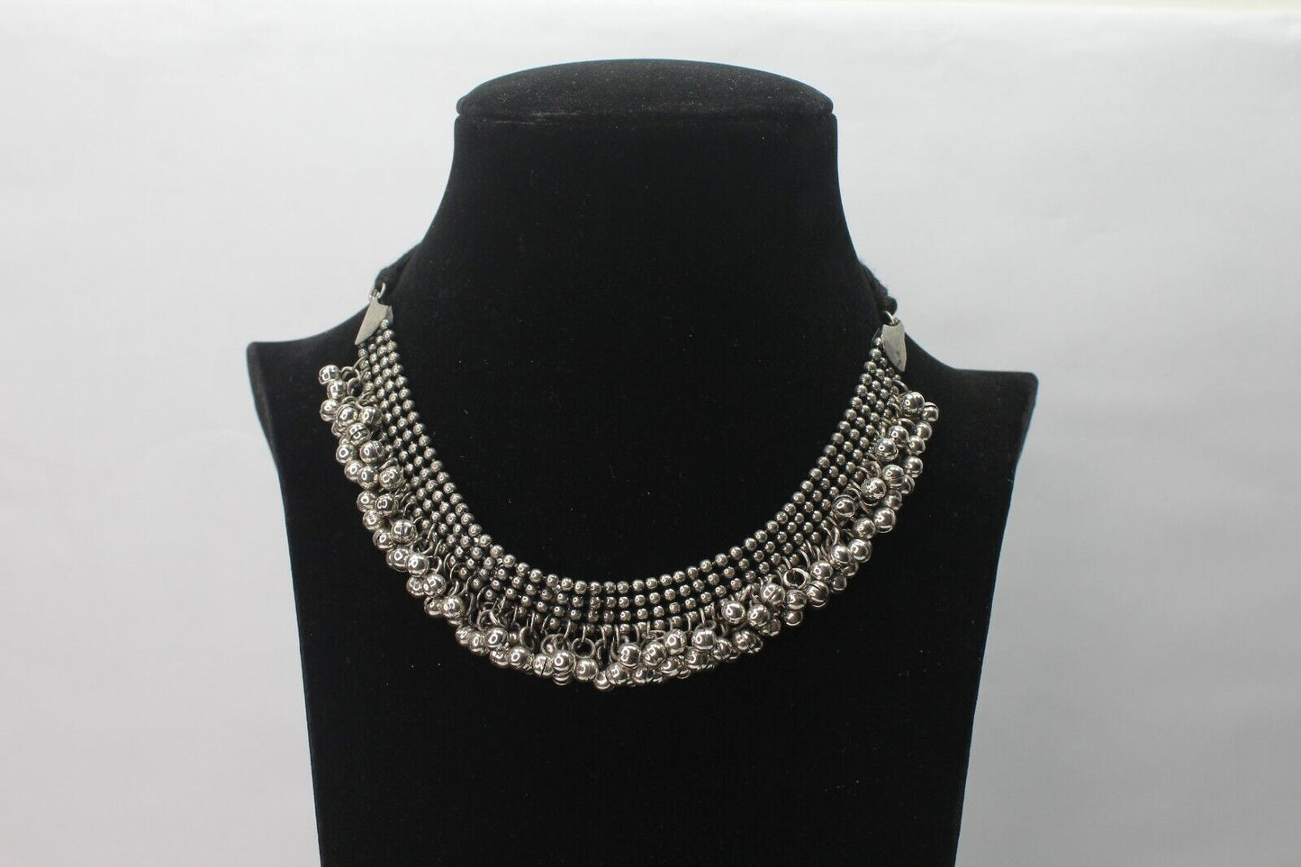 Tribal Antique German Silver Oxidized Traditional Necklace Boho Choker Ethnic UK
