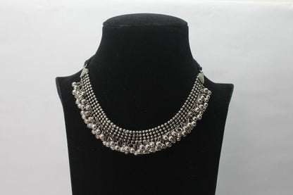 Tribal Antique German Silver Oxidized Traditional Necklace Boho Choker Ethnic UK