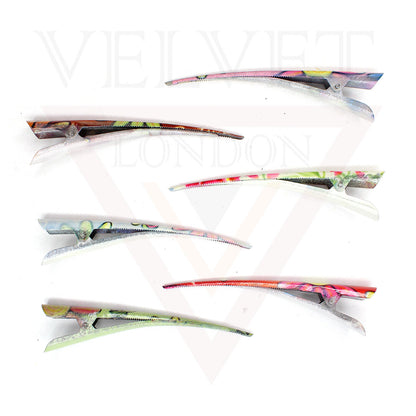 Hair Clip Duckbill Flower Metal Crocodile Barrettes Teeth Long Styling Hair Clip
