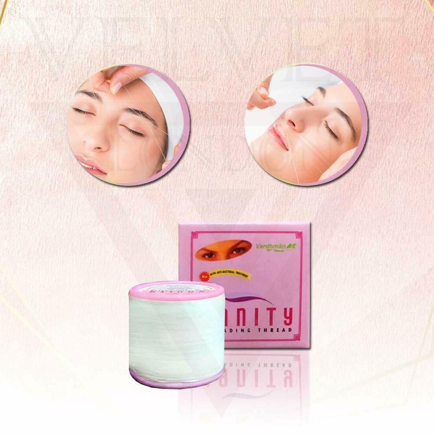 VANITY Antibacterial Eyebrow Thread Facial Hair Removal Cotton Threading Thread