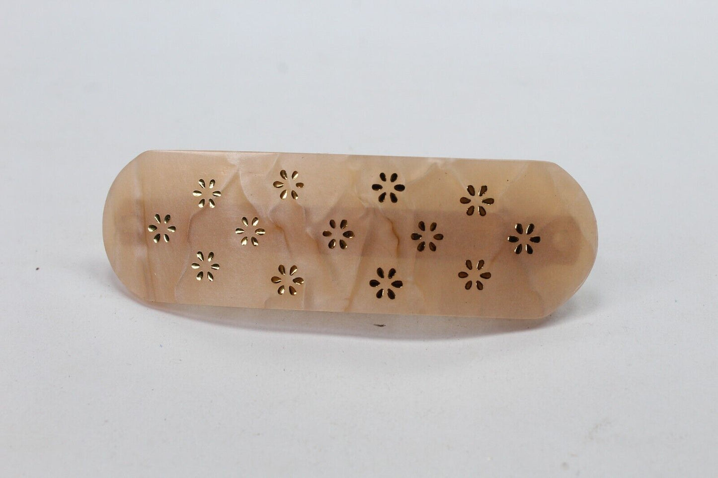 Flower Hair Clip Snap Hair Barrettes Classic Automatic Acrylic Tortoise Clip Pin