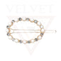 Hair Clips Bride Diamond Pearl Crystal Hair Pins Wedding Metal Slide Clips