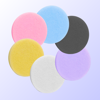 Facial Sponges Reusable Natural Face Sponges Cleansing Mask Sponges Make Up 24PC