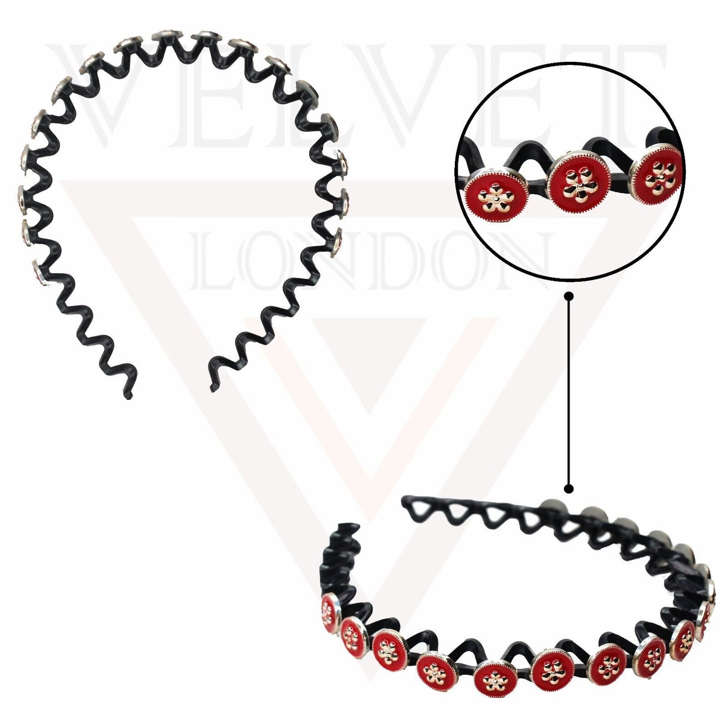 Non-slip Hair Band Flower Pearl Headwear Headband Diamond Hair Hoop New