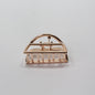 Hair Claw Clip Rose Golden Hair Barrattes Hair Jaw Hair Clutcher Butterfly Clamp