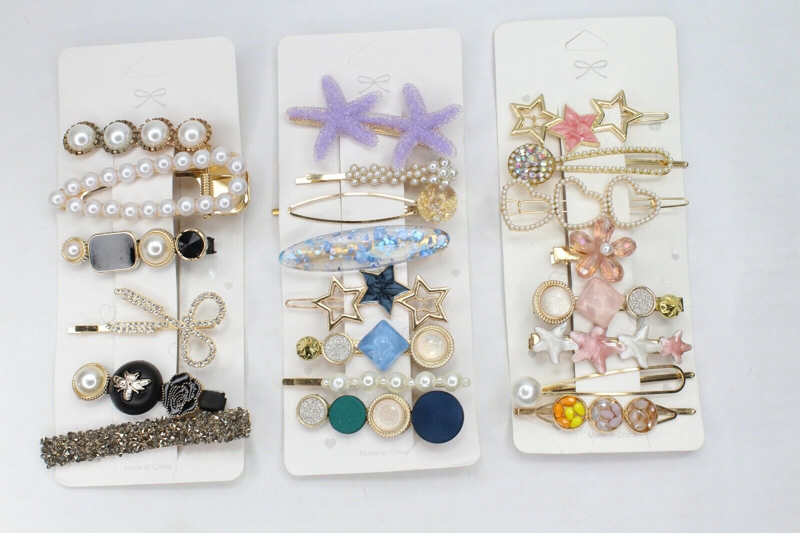Pearls Hair Clips Rhinestone Diamonds Hair Pins korean Clip Headwear Styling