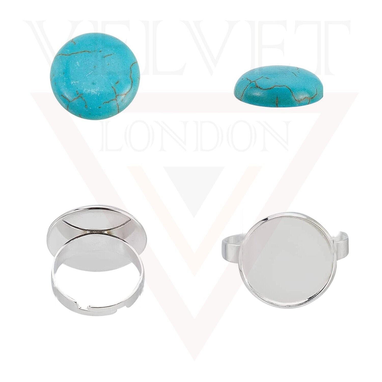 Round Adjustable Ring Bases Finger Ring Making For Ring Making Jewellery Blanks
