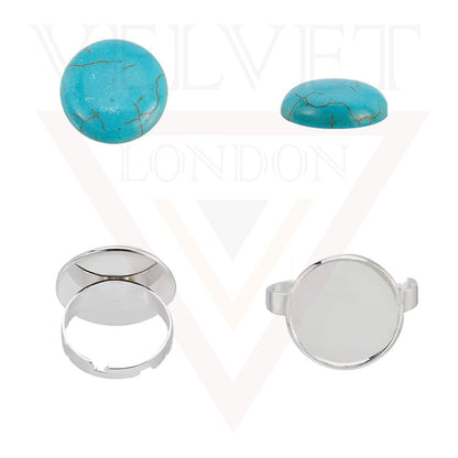Round Adjustable Ring Bases Finger Ring Making For Ring Making Jewellery Blanks