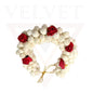 Hair Styling Juda Jasmine & Rose Gajra Floral Bun Artificial Flower Wedding 
