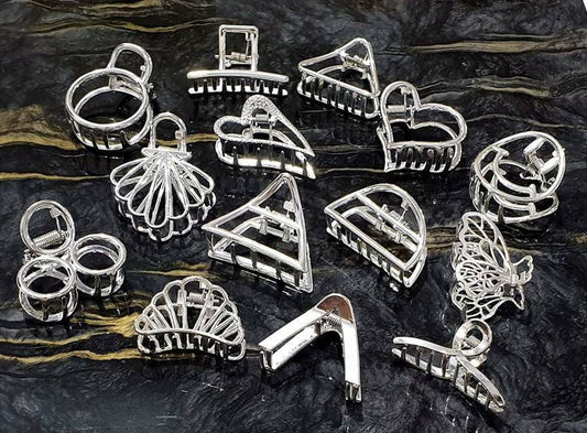 2 Small Hair Clips Claws Mini Hair Claws Clips for Women Girls Thick Thin Fine