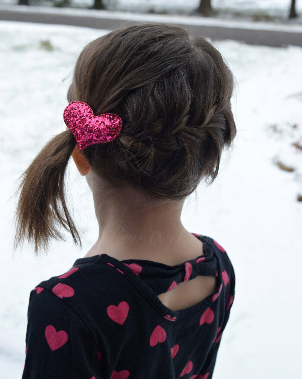 5x Girls Sparkly Pairs Babies Sequence Pin Cute Hair Clips Metal Snap Barrettes 