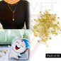 50Pcs Golden Safety Pins Metal Sewing Pins For Art Craft Sewing Jewellery Making