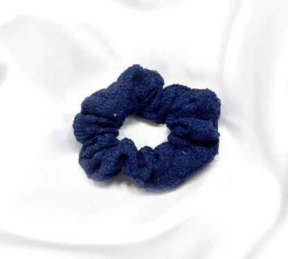 Embroidered Scrunchies Elastic Pony Tie Hair Beaded Bobble Bands Headwear