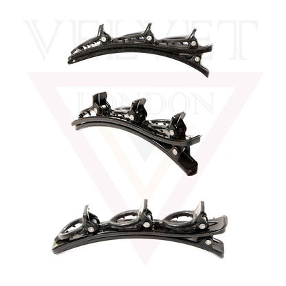 4Pcs Double Bangs Hairstyle Hair Twist Clip Black Hairpin Hairstyles Accessories
