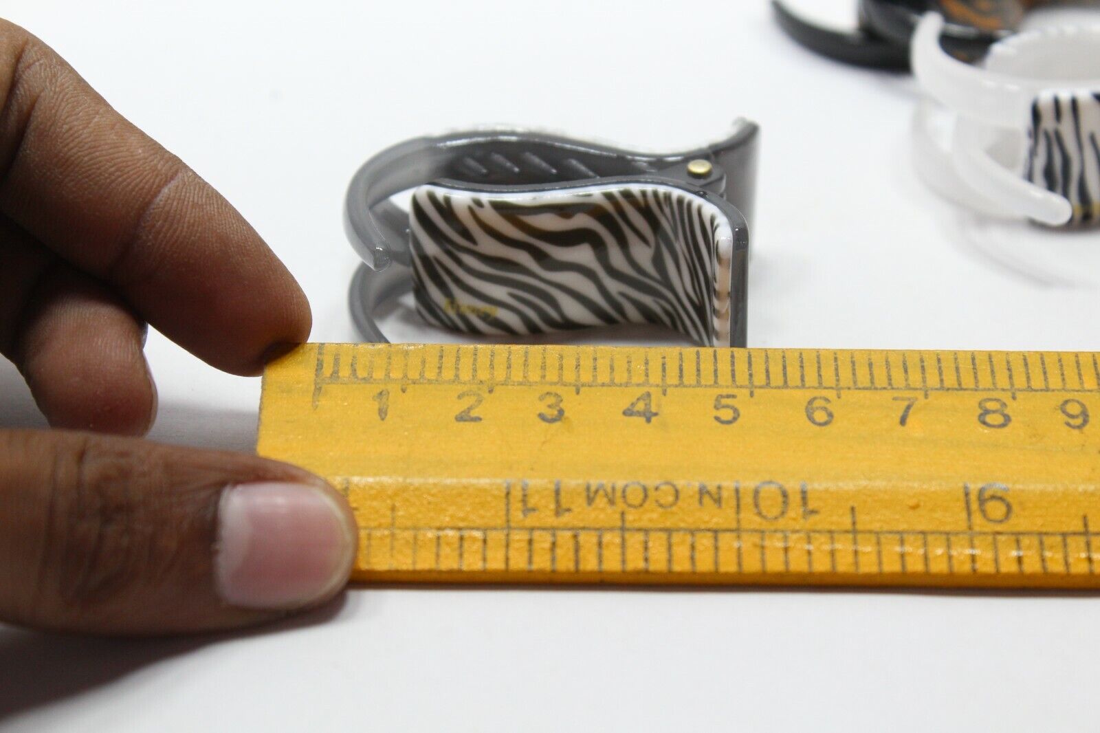 Zebra Print Strong Hold Hair Claw Clip Hair Clip Hair Crab Clamp Hairgrip