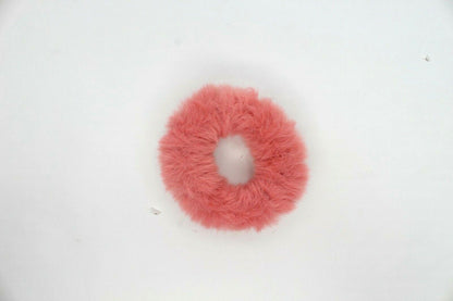 Faux Fur Hair Tie Rope Plush Hair Scrunchies Elastic Hair Bands Ponytail Holder
