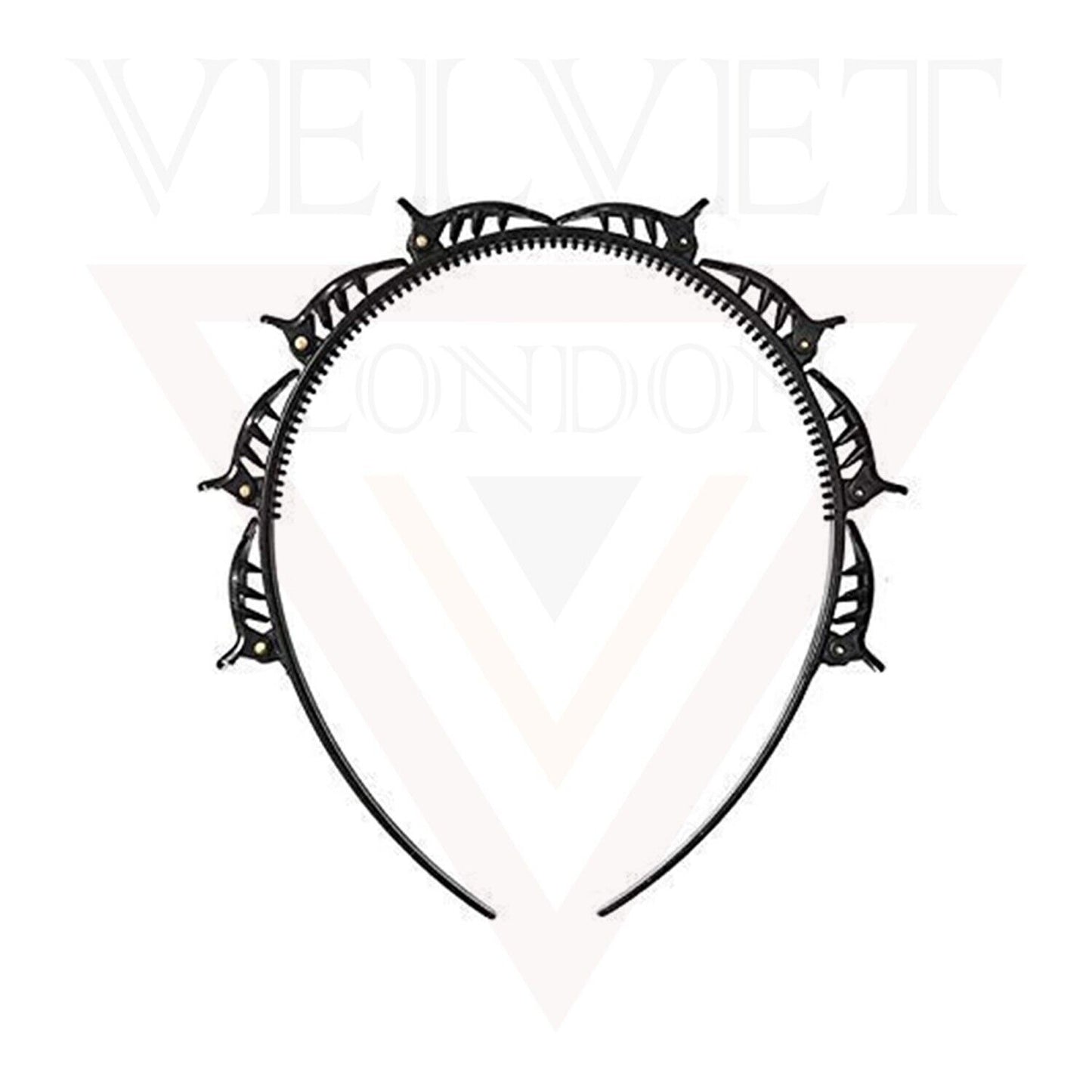 3x Clip Hair Band Magic Twist and Hair Clip Non Slip Hairstyle Hairpins Headband