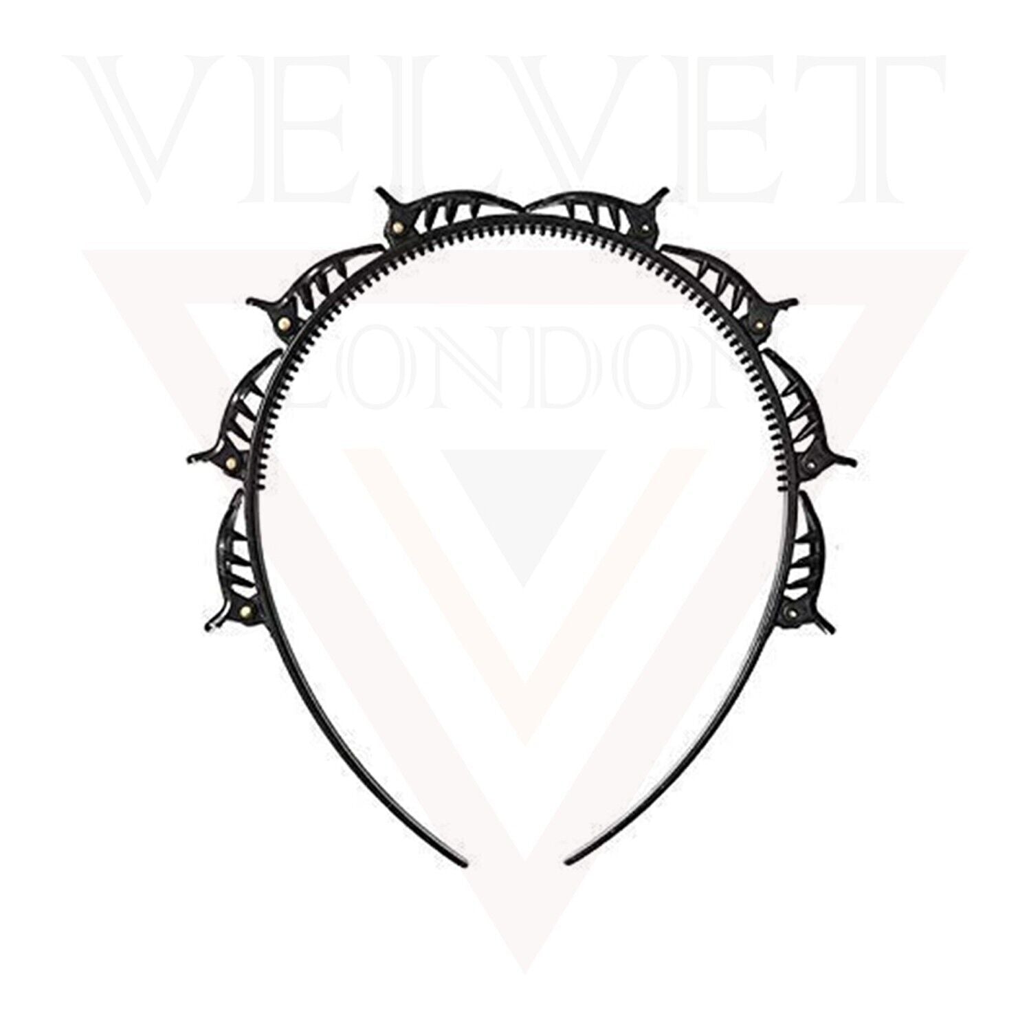 3x Clip Hair Band Magic Twist and Hair Clip Non Slip Hairstyle Hairpins Headband