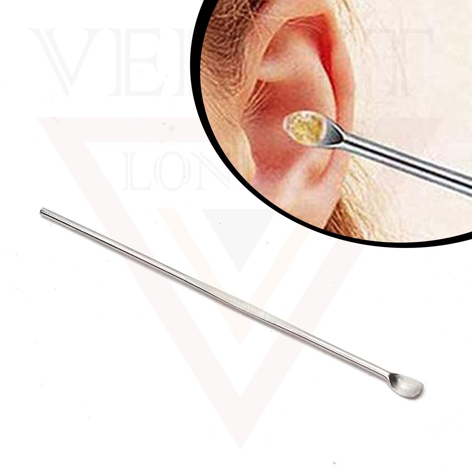 Professional Earplugs and Wax Tool Set, with an Ear Pick Storage Bucket 6pcs