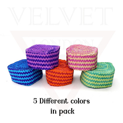 10xCrepe Paper Streamer Lining Design Ribbon Party Decoration Birthday Festival 
