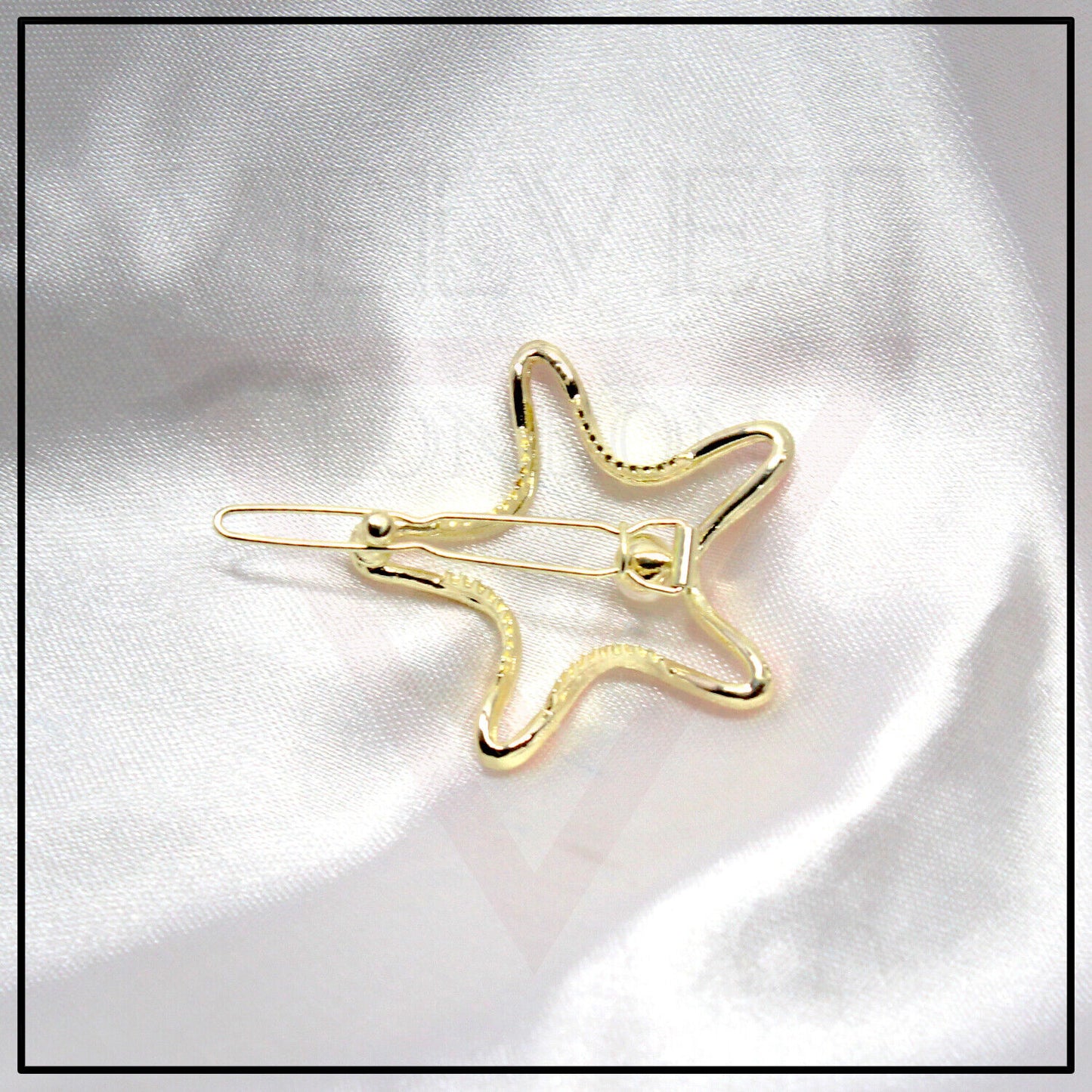 Hair Clips Star Shape Pearl Korean Snap Clips Slider Grips Pins Hair Accessories