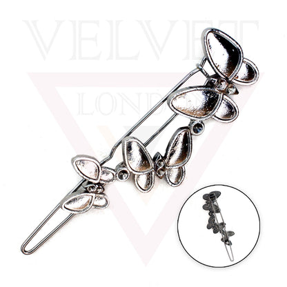 Solid Metallic Hair Clip Metal Hair Pin Sliders Clip French Hair Barrettes