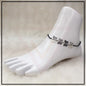 Antique Black Beaded Bracelet Adjustable Boho Anklets Jewellery Girls