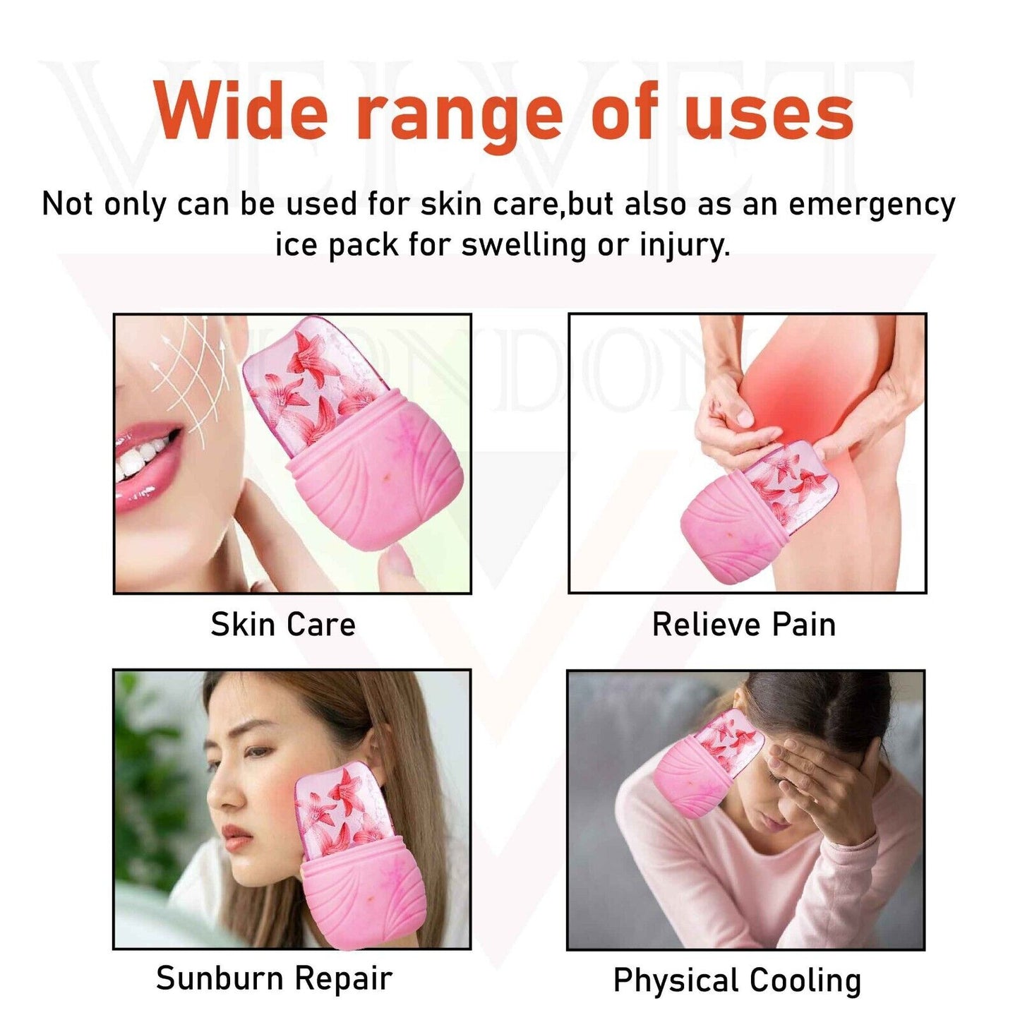 3x face roller beauty products ice roller for face and eyes ice face roller