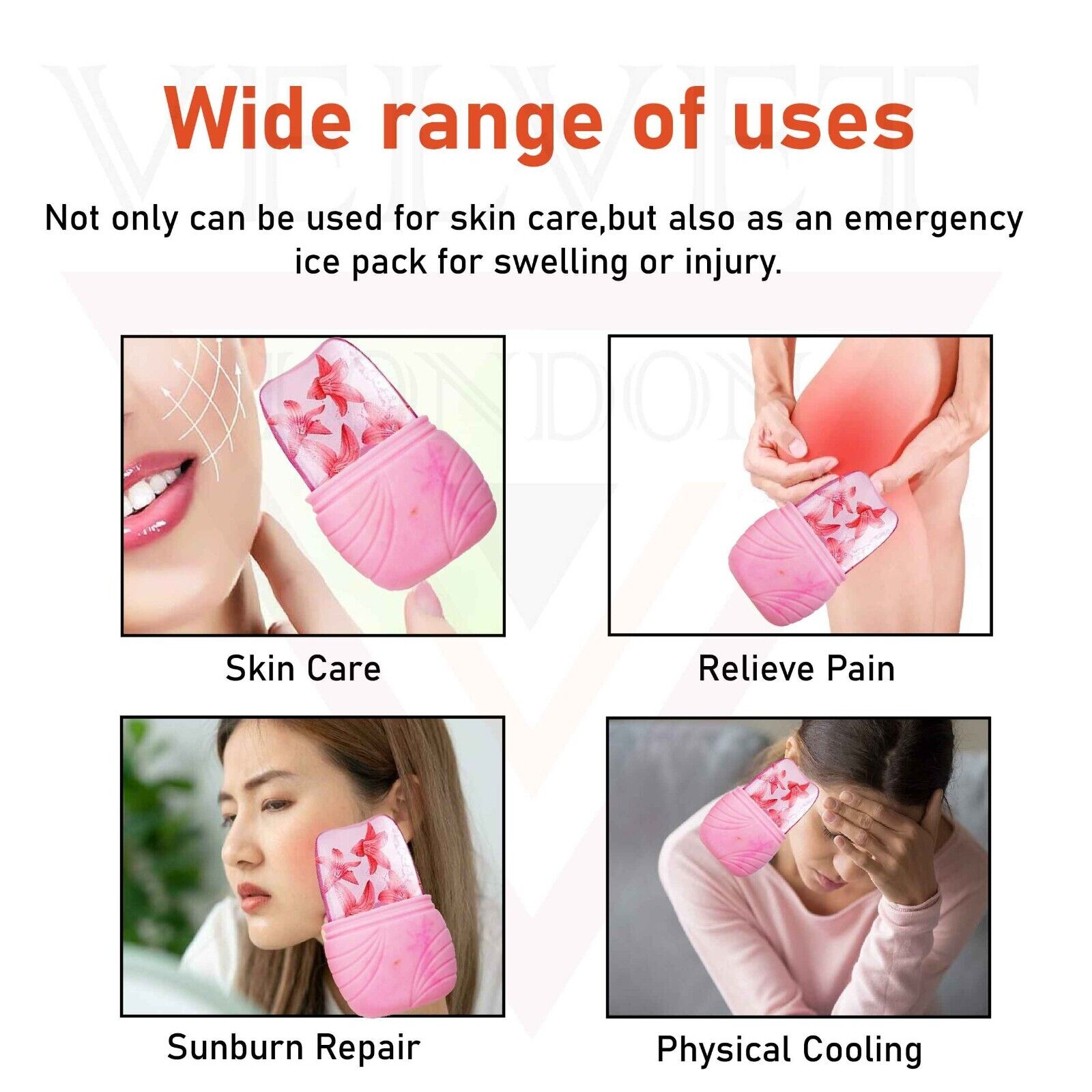 3x face roller beauty products ice roller for face and eyes ice face roller