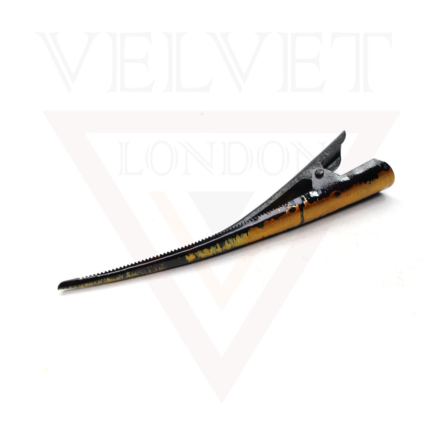 Duckbill Hair Clip Metal Crocodile Barrettes Teeth Long Hair Styling Clips Salon