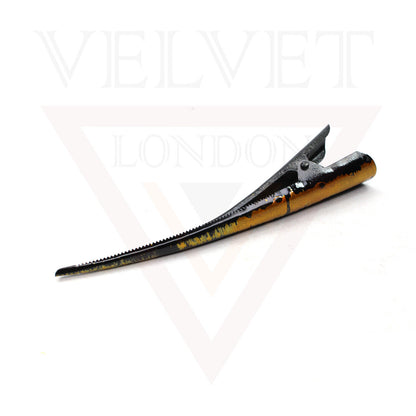 Duckbill Hair Clip Metal Crocodile Barrettes Teeth Long Hair Styling Clips Salon