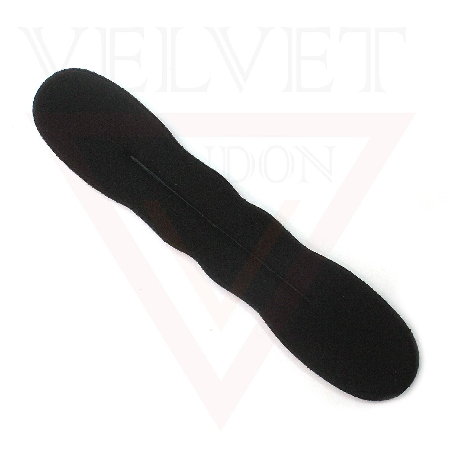 2Pcs Black Bun Maker Sponge Clip Curler Ring Twist Hair Styling Tool Donut Ring