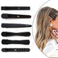 Hair Clips Hair Clamp 18Pcs Matte Metal Styling Salon Crocodile Hair Clips Grips