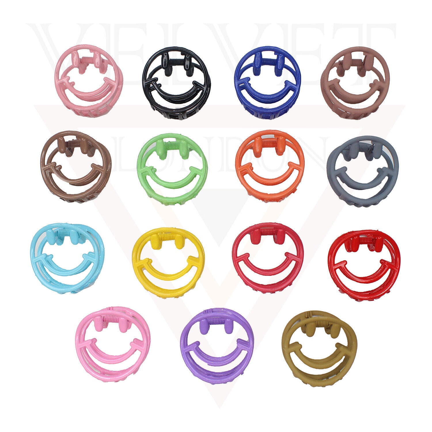 Hair Claw Clips Metal Matte Round Clutchers Non-slip Frosted Jaw Clamp Barrattes