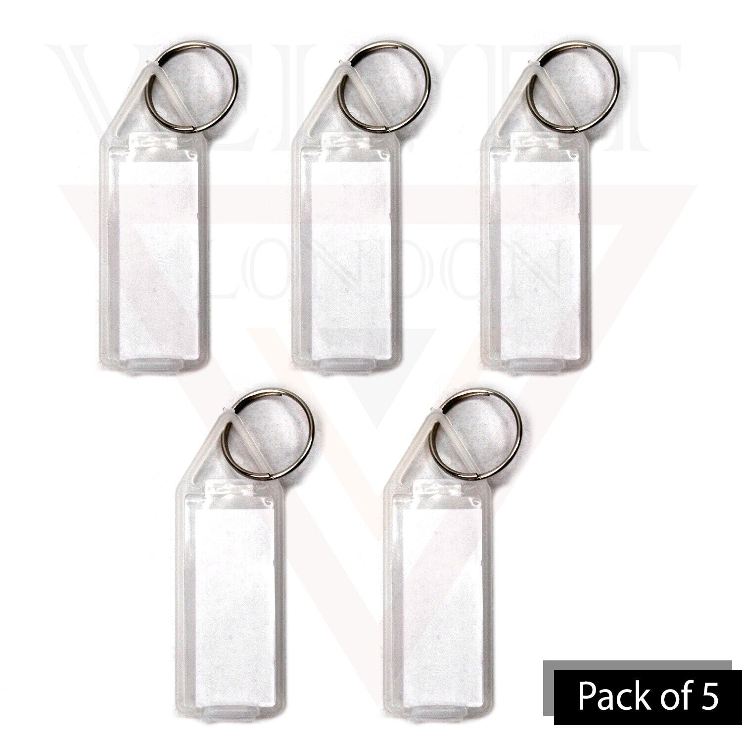 Keychain Tag Label Key Ring ID White Decorative Purpose On Keys Luggage Label
