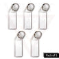 Keychain Tag Label Key Ring ID White Decorative Purpose On Keys Luggage Label