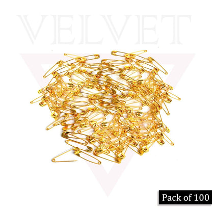 50x Safety Pins Golden Pins Needles Metal Sewing Craft Multipurpose Durable 4CM
