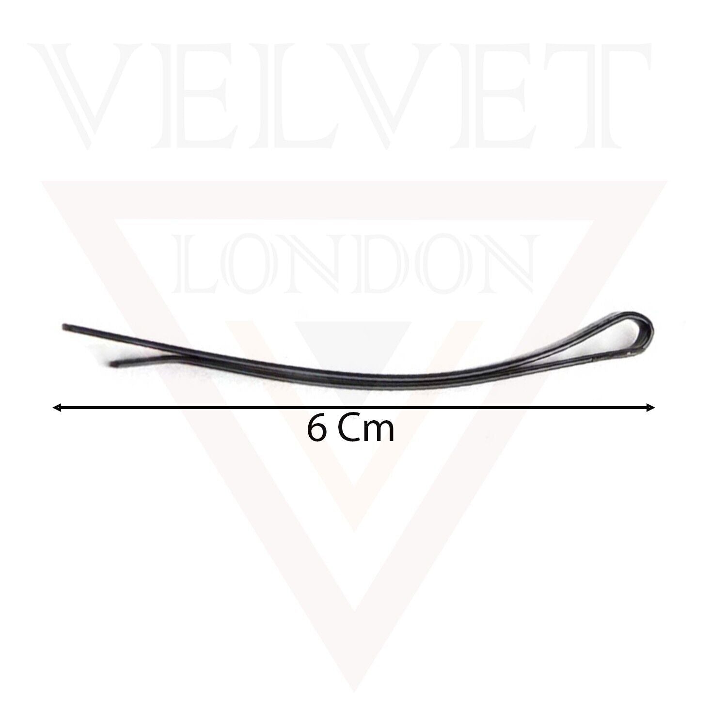 48pcs Black Metal Bobby Pins Hair Grips Blonde Thick Fine Hair Pins Women