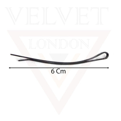48pcs Black Metal Bobby Pins Hair Grips Blonde Thick Fine Hair Pins Women