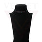 Retro Style Tattoo Necklace Diamond Black Stretch Elastic Choker Classic Stretch
