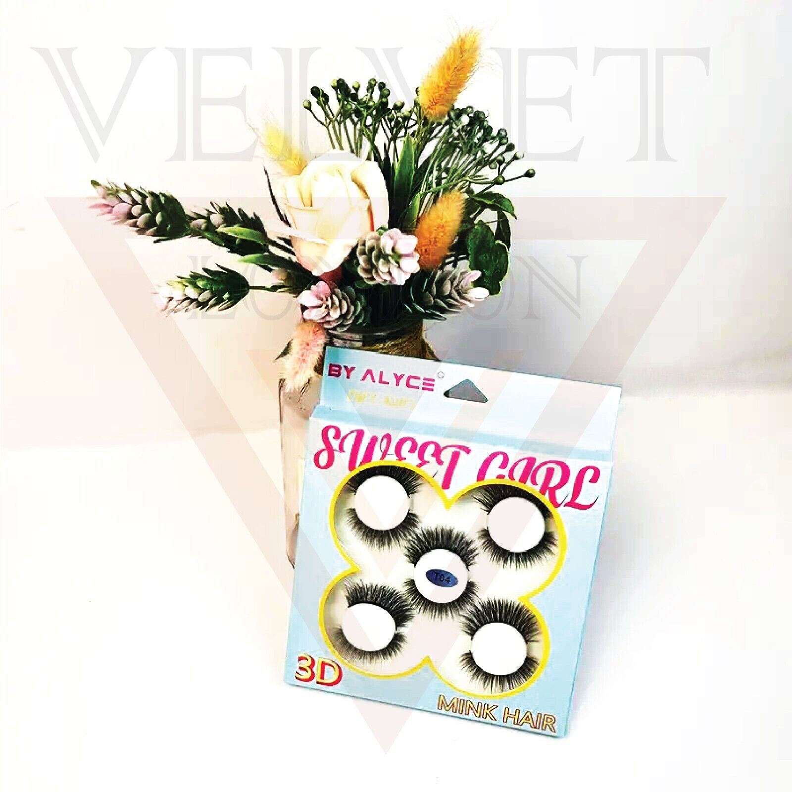 False Eyelashes 5 Pair Natural Look Eye Lashes Mink Hair Reusable Fake Eyelashes